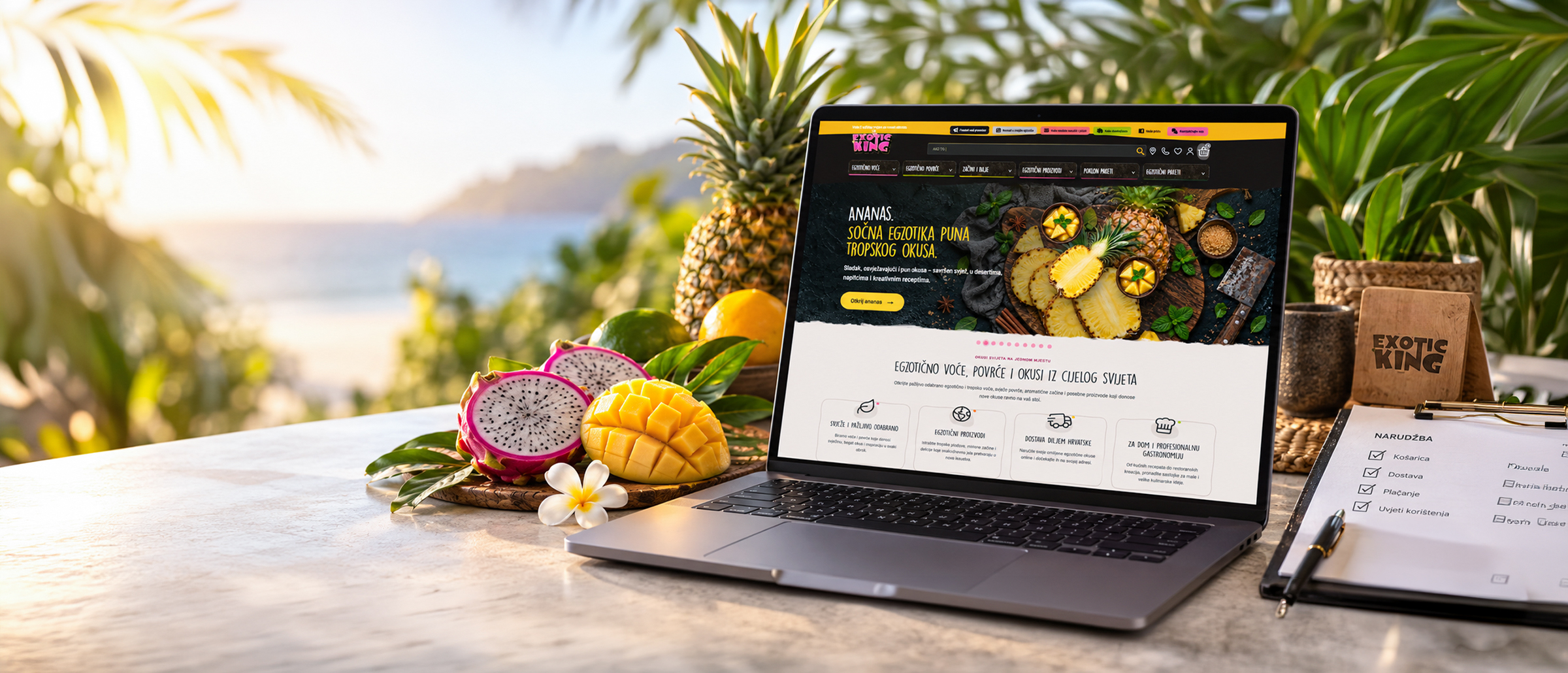 Exotic King uvjeti korištenja web trgovine