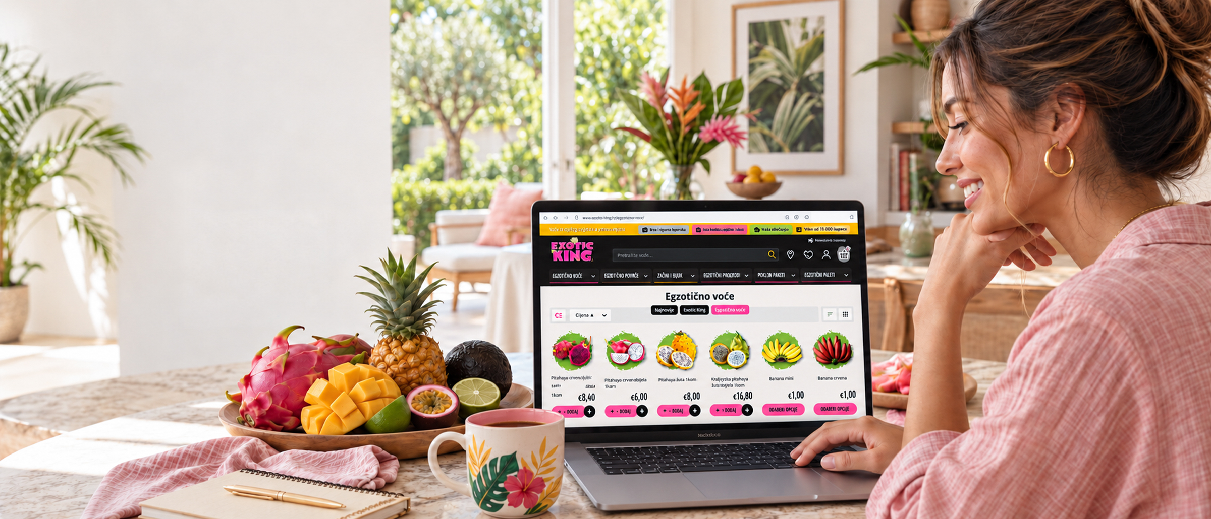 Online kupnja egzotičnog voća na Exotic King web trgovini
