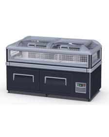China-Style Transparent Island Freezer_DaShang