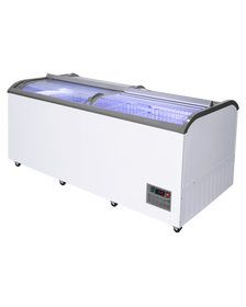 Double-Sided Sliding Glass Top Freezer with Drawer_DaShang