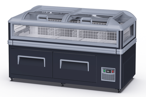China-Style Transparent Island Freezer_DaShang